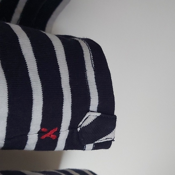 Alex Mill Navy and White Striped 100% Cotton Nautical Sweater Size XXL - Picture 4 of 6